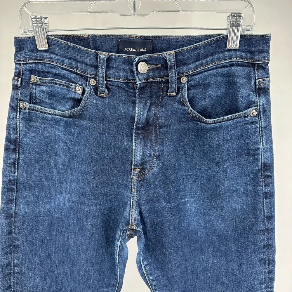 J.Crew 1040 Athletic Fit Jeans Mens 30x32 Dark Wash Indigo Stretch Denim Pants